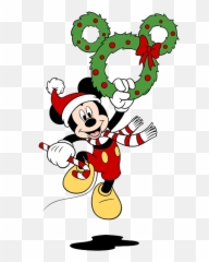 Download Mickey Mouse Clipart Wreath - Full Donald Duck png