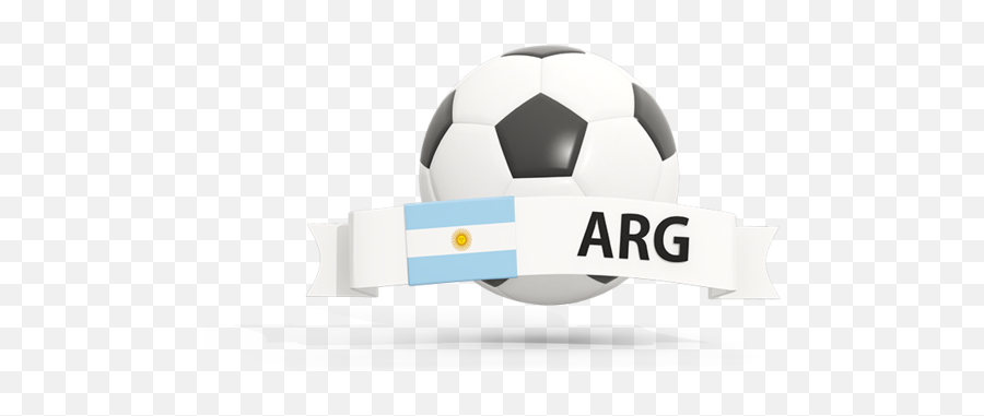 Football With Banner Illustration Of Flag Argentina - Flag Png,Argentina Soccer Logo