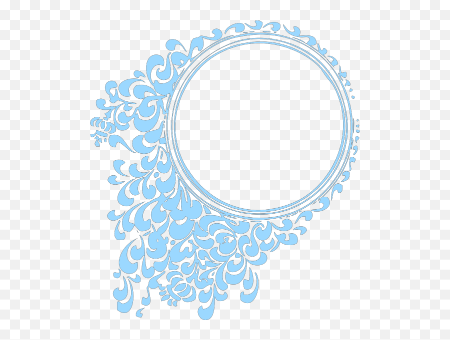 Robin Blue Circle Frame Png Svg Clip Art For Web - Download Meri Aashiqui Tum Se Hi Written,Transparent Circle Frame