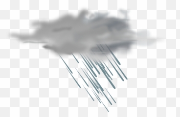 Cloud Rain Storm Clip Art - Raining Clouds png download No Background