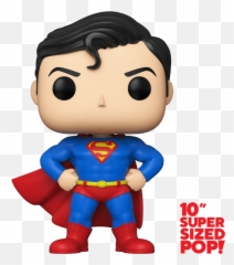 Funko Pop Jumbo Dc Comics - Superman With Chase Walmart Exclusive Walmartcom Funko Club De Cuervos Png,Superman Transparent