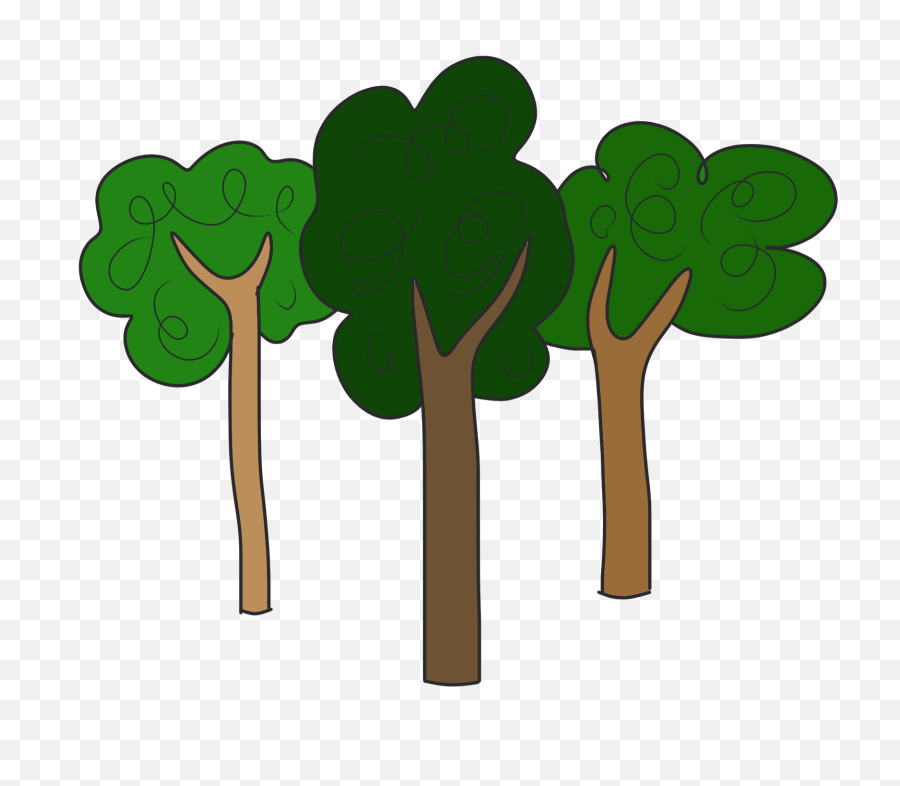 Trees Tree Clipart Free Images - Three Trees Clipart Png,Forest Tree Png
