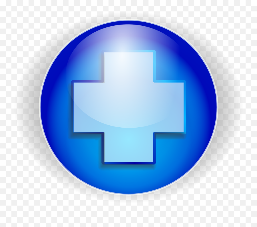 Cross Blue Button - Medical Device For Hl7 Png,Blue Cross Png