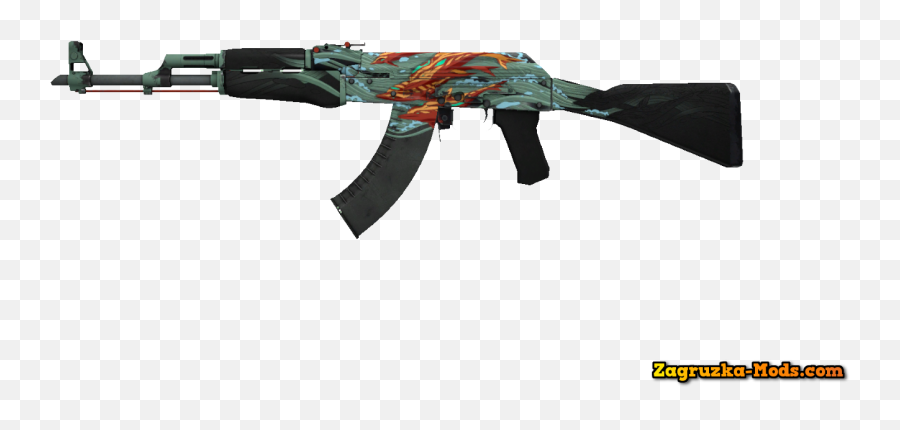 Download Hd Ak - 47 Aquamarine Revenge Skin For Cs Ak 47 Cs Ak 47 Aquamarine Revenge Png,Ak 47 Transparent Background