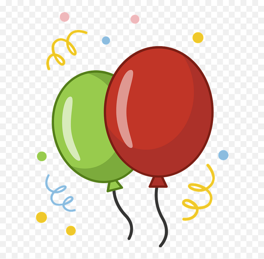 Birthday Balloons Clipart - Balloon Png,Birthday Balloons Transparent