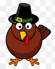 Pilgrim Hat Clip Art - Turkey With A Hat Png,Pilgrim Png