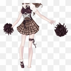 Download Sccheerleader Cheerleader Anime Animegirl Ghotic - Girl Leader png