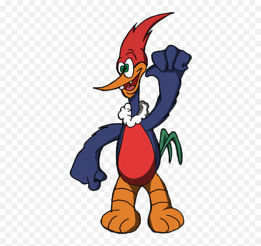 Download My Frst Color Woody Woodpecker - Woody Woodpecker Old Cartoon Png,Woodpecker Png