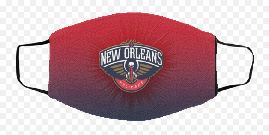 New Orleans Pelicans Face Mask - New Orleans Pelicans Red Png,New Orleans Pelicans Logo Png