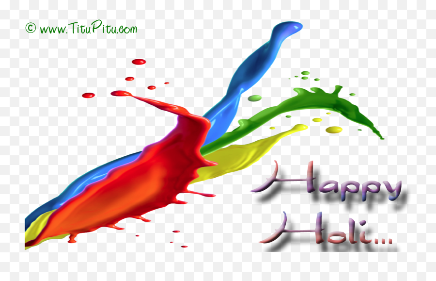 Download Hd 3d Paint Splatter Png - Holi Pichkari Holi Png,Paint 3d Transparent