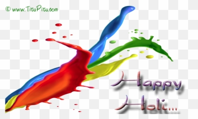 Download Hd 3d Paint Splatter Png - Holi Pichkari