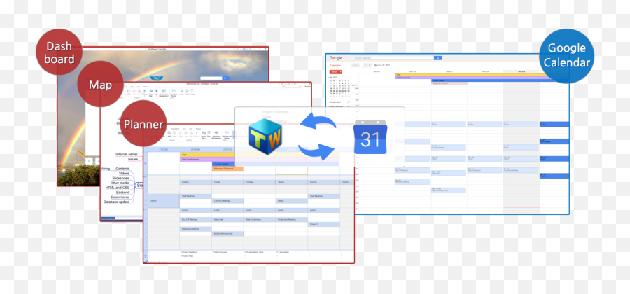 Mind Mapping And Planning Software Used As A Visual Planner - Mind Map Google Calendar Png,Google Calendar Png