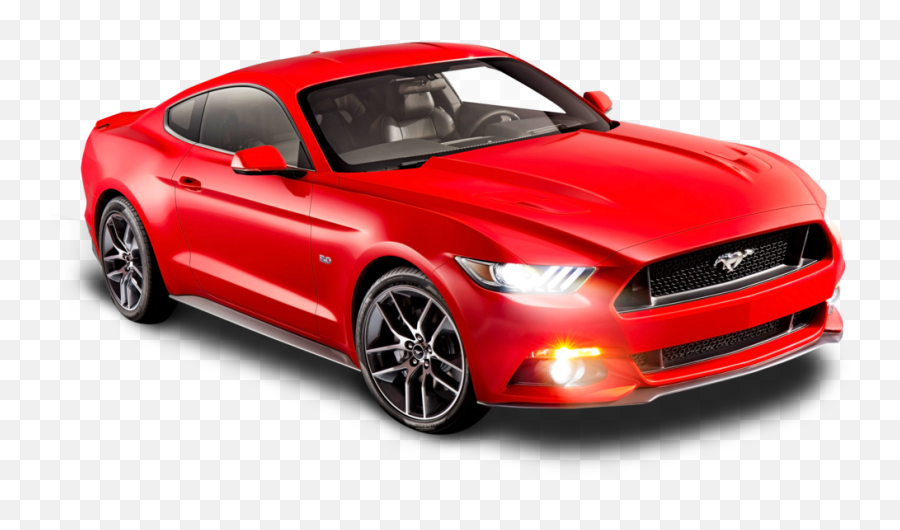 Red Ford Mustang Png Transparent Image - Red Car Png,Ford Mustang Png