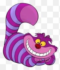 Cheshire Cat Smile Printable - Cartoon Cheshire Cat Alice In Wonderland Png,Cheshire Cat Smile Png