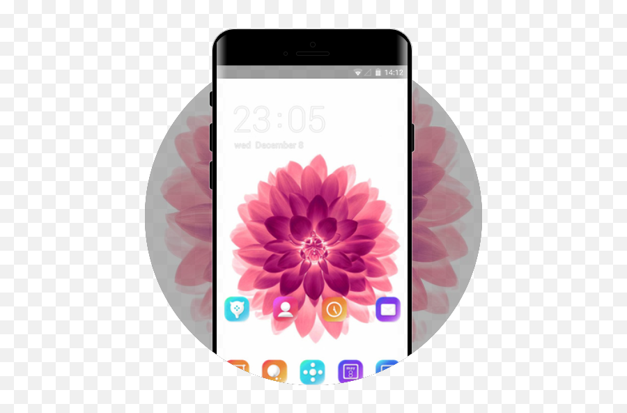 Lotus Flower Theme Free Android U2013 U Launcher 3d - Iphone Putih Hd Png,Lotus Flower Icon