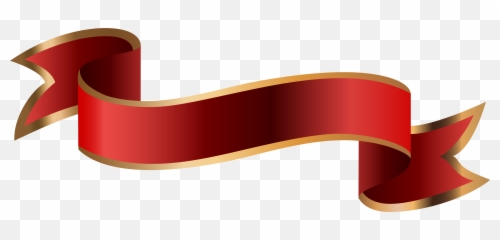 Red Banner Clipart Png Transparent - Free Vector Banner Png,Red Banner Png