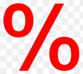 Percent Png High Quality Image - Red Percentage Icon