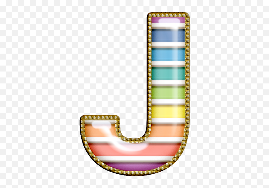 A Pastel Striped J - Alphabet 438x631 Png Clipart Download Pastel Letter J,Alphabet Png