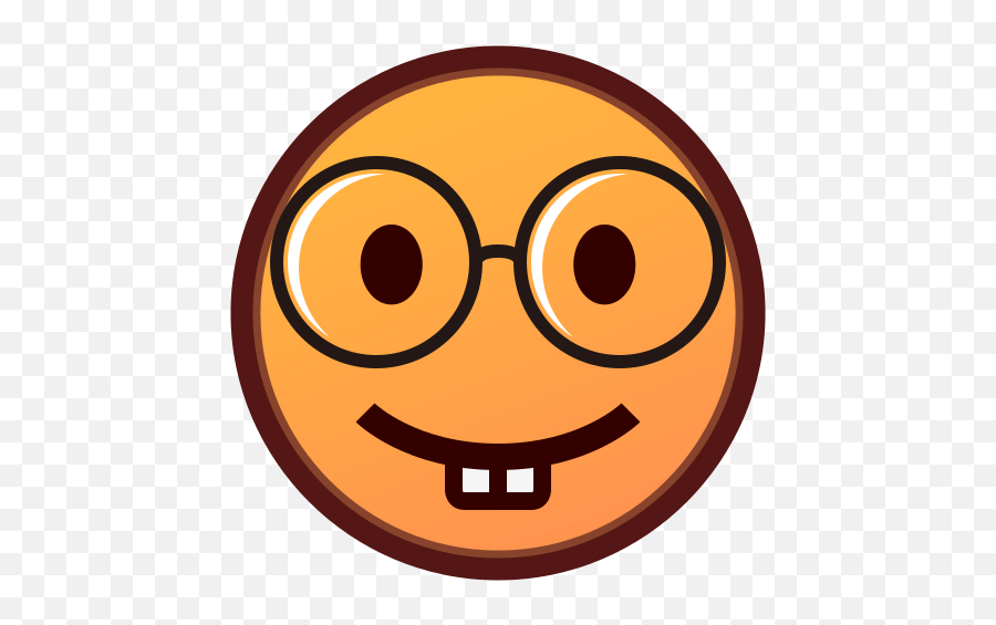 Nerd Face Id 12235 Emojicouk - Smiley Face Nerd Png,Face Id Icon