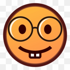 Nerd Face Id 12235 Emojicouk - Smiley png