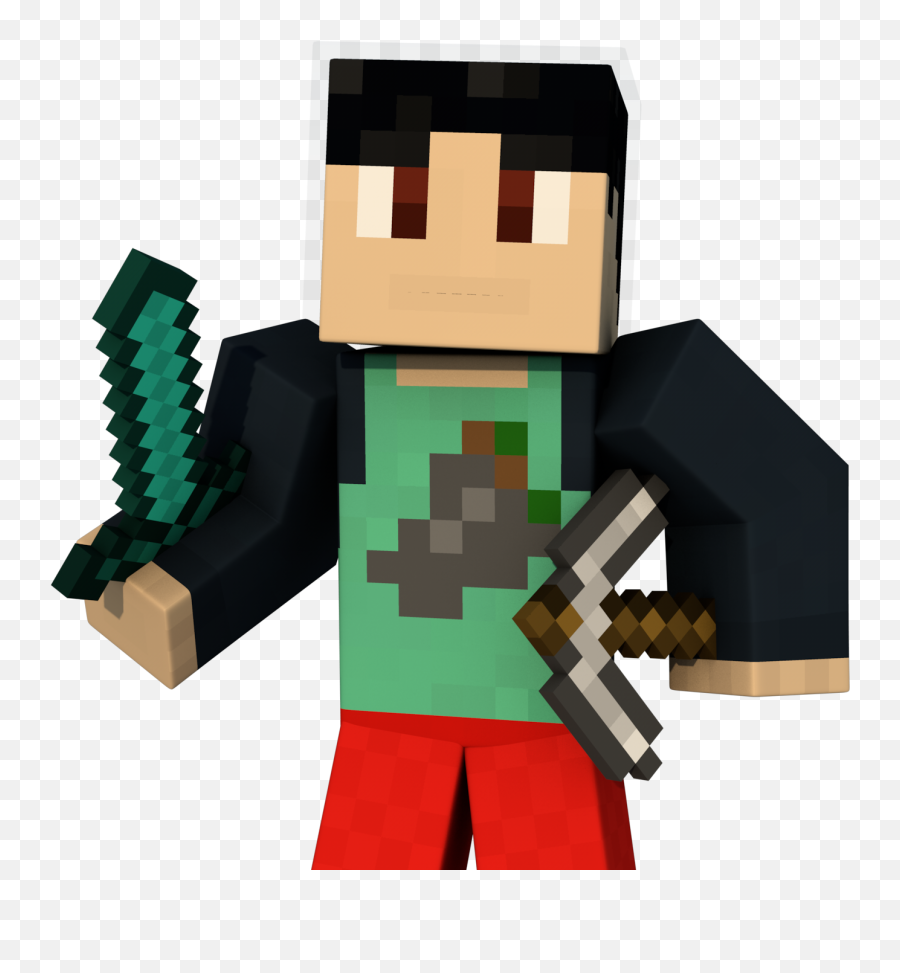 Minecraft Render - Toy Png,Hatchet Png