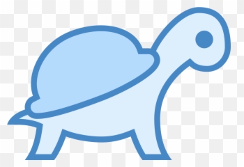 Download An Icon Of Turtle Is Animal With Head And Body - Blue png