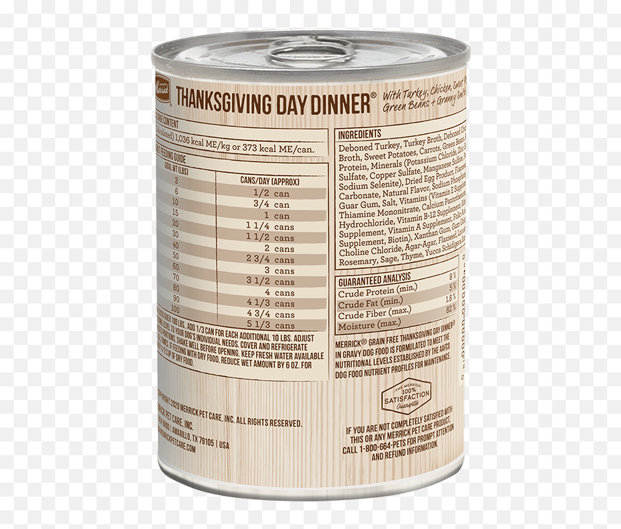 Merrick Grain Free Thanksgiving Day Dinner Canned Dog Food - Merricks Wet Dog Food Ingredients Png,Glim Icon