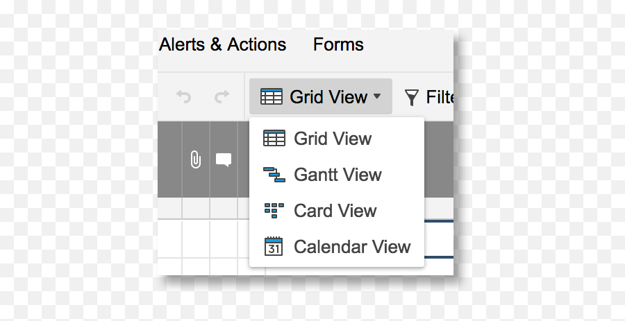 Basic Gantt View Smartsheet Learning Center - Vertical Png,Task View Icon