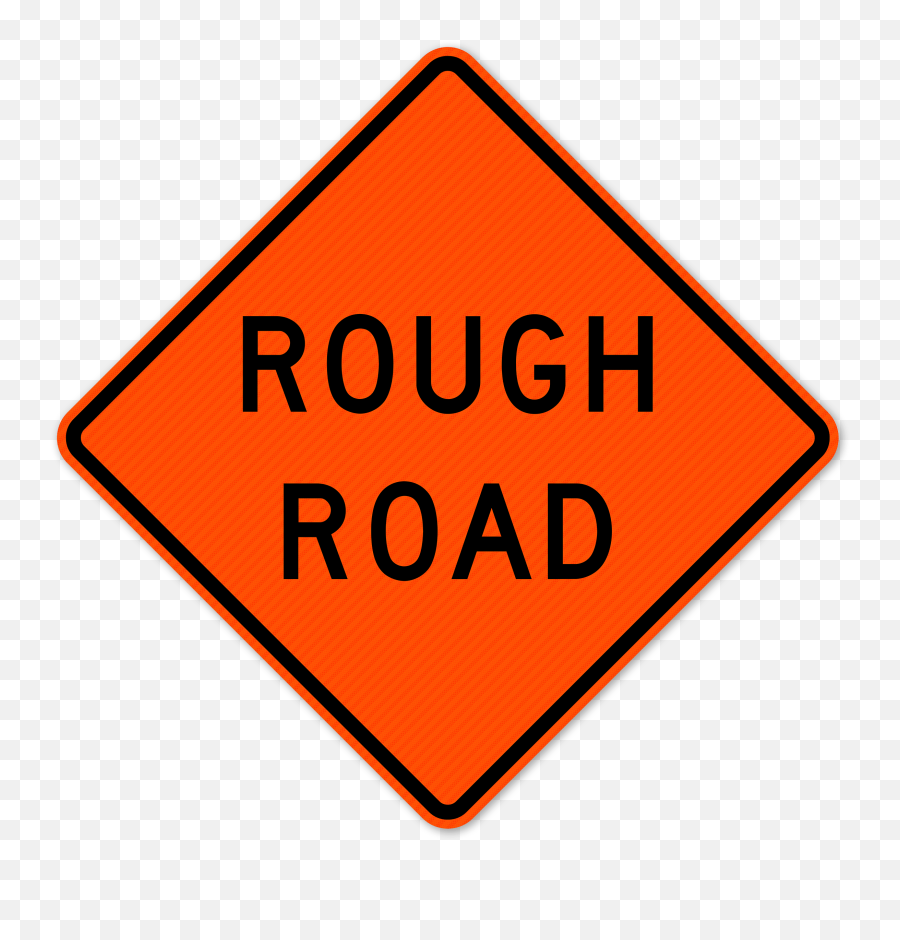 Loose Gravel Rough Road Construction And Work Zone - Dot Png,Slippery Icon