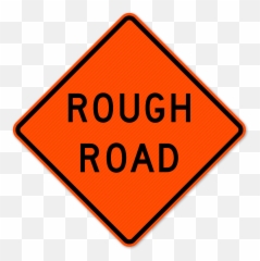 Loose Gravel Rough Road Construction And Work Zone - Dot png