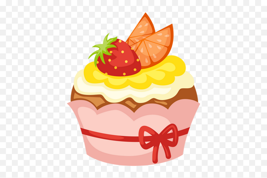 Cupcake Png Fruits - Cupcake Drawing Png Pasteles Clip Art,Pasteles Png