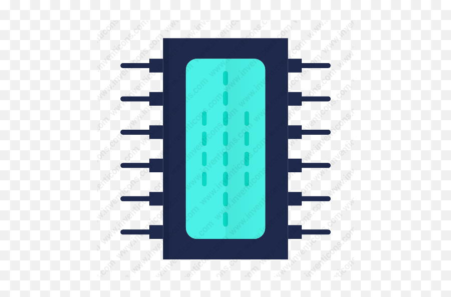 Download Electronic Component Vector Icon Inventicons - Vertical Png,Component Icon