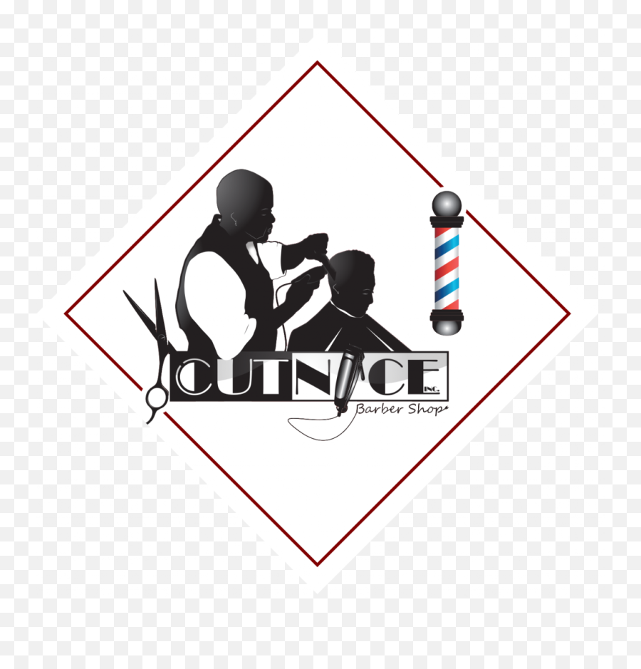 Cut Nice - Hair Cut Logos Png,Barber Shop Logos