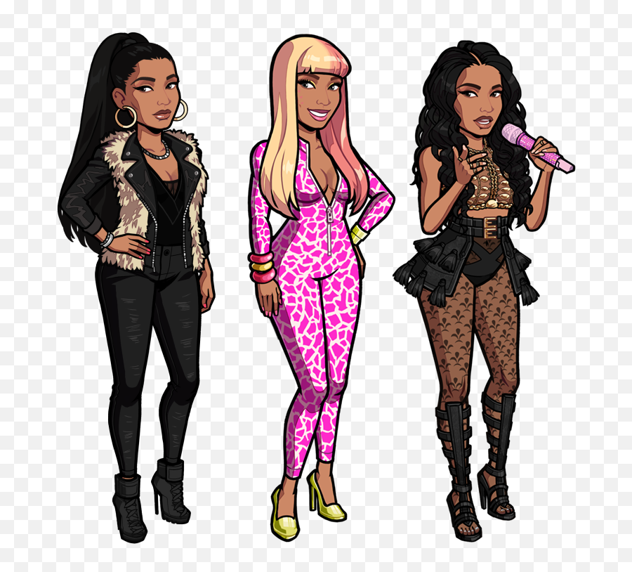 Nicki Minaj The Empire - Character Art On Behance Nicki Minaj The Empire Game Png,Nicki Minaj Png