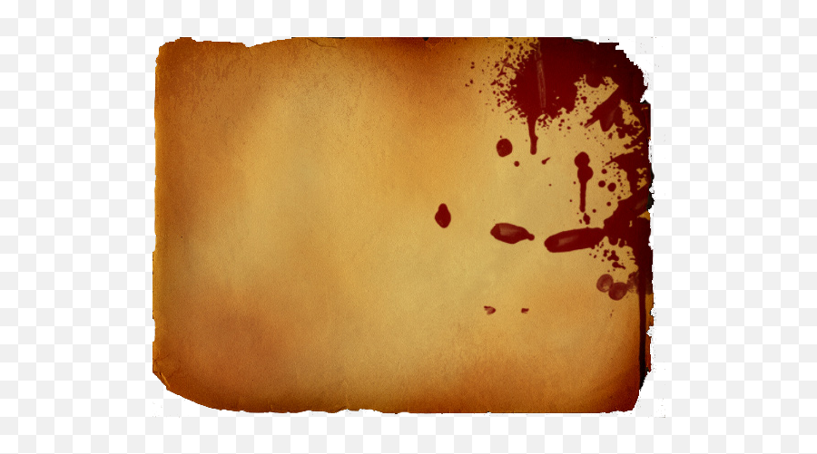 Bloody Piece Of Old Paper Png Image - Bloody Paper,Piece Of Paper Png