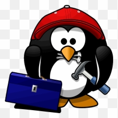 Toolbox Carpanter Penguen Clipart Png U2013 Clipartlycom - Cartoon Penguin Builder,Tool Box Png