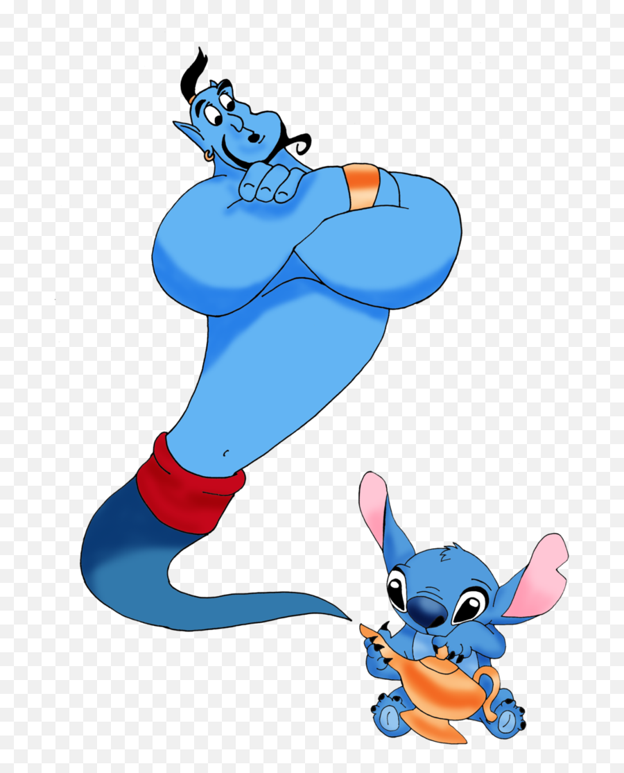 Park Disney - Angel From Stitch Drawing Easy Png,Genie Png