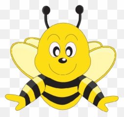 Honey Bees Cartoon Png - Clipart Transparent Background