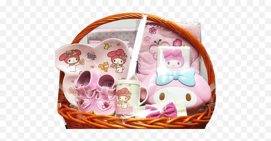 My Melody Baby Girl Hamper U2013 9991943 - Stuffed Toy Png,My Melody Transparent