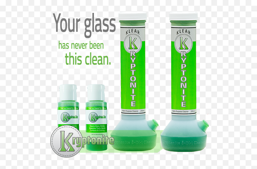 Wonder Twins Glass Bong Cleaner - Kryptonite Cleaner Png,Kryptonite Png