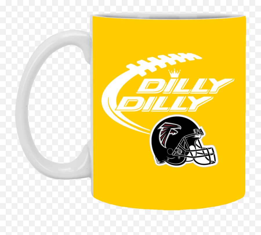Atl Atlanta Falcons Dilly Bud Light Mug Cup Gift - Pittsburgh Steelers Helmet Png,Atlanta Falcons Png