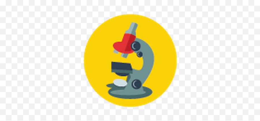 Microscope Science Icons Yellow And Blue Clipart The Arts - Science Microscope Art Png,Science Clipart Png