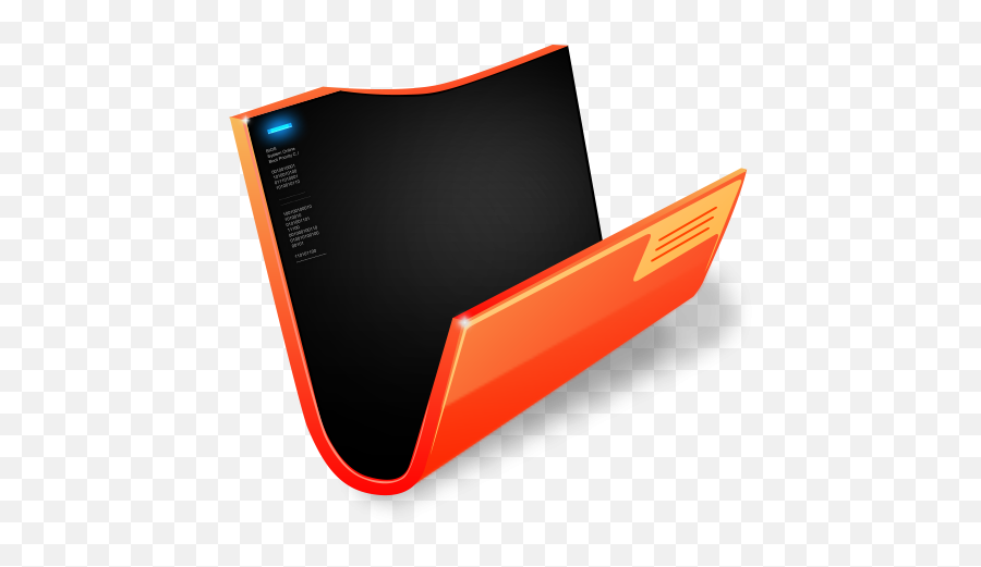 Orange Folder Clipart - Ico Format Icon Ico File Png,Folder Icon Png