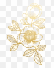 Temporary Tattoo Clipart Png 50 Stunning Cliparts Ttcp - Gold Flower Transparent Background