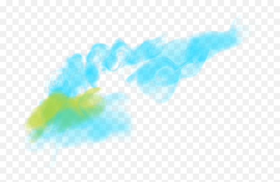 Download Blue Smoke Png - Watercolor Paint Full Size Png Green And Blue Smoke Png,Green Smoke Png