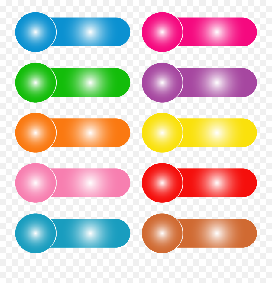 Вектор 14. Button Colors Design.