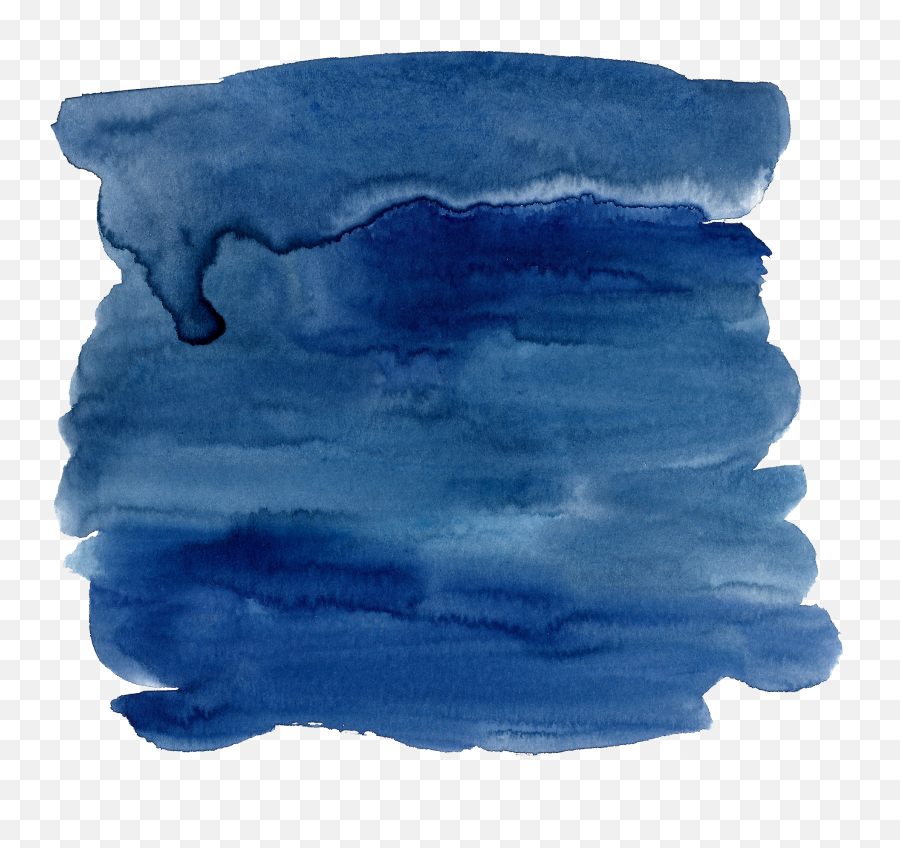 Blue Watercolor Painting Ink Dark - Dark Blue Watercolor Background Png,Ink Png