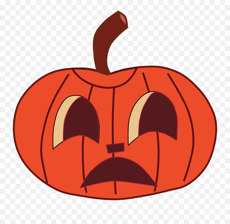 Jack O Lantern Clipart - Sad Jack O Lantern Png Download,Jack O'lantern Png