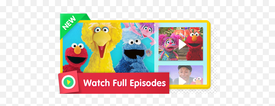 Videos Sesame Street Pbskids - Sesame Street Videos Png,Elmo Transparent Background