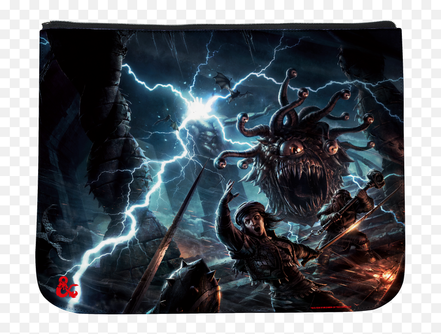For Fans By Fansbeholder Encounter Sublimated Messenger Flap - Dungeons And Dragons Background Png,Beholder Png